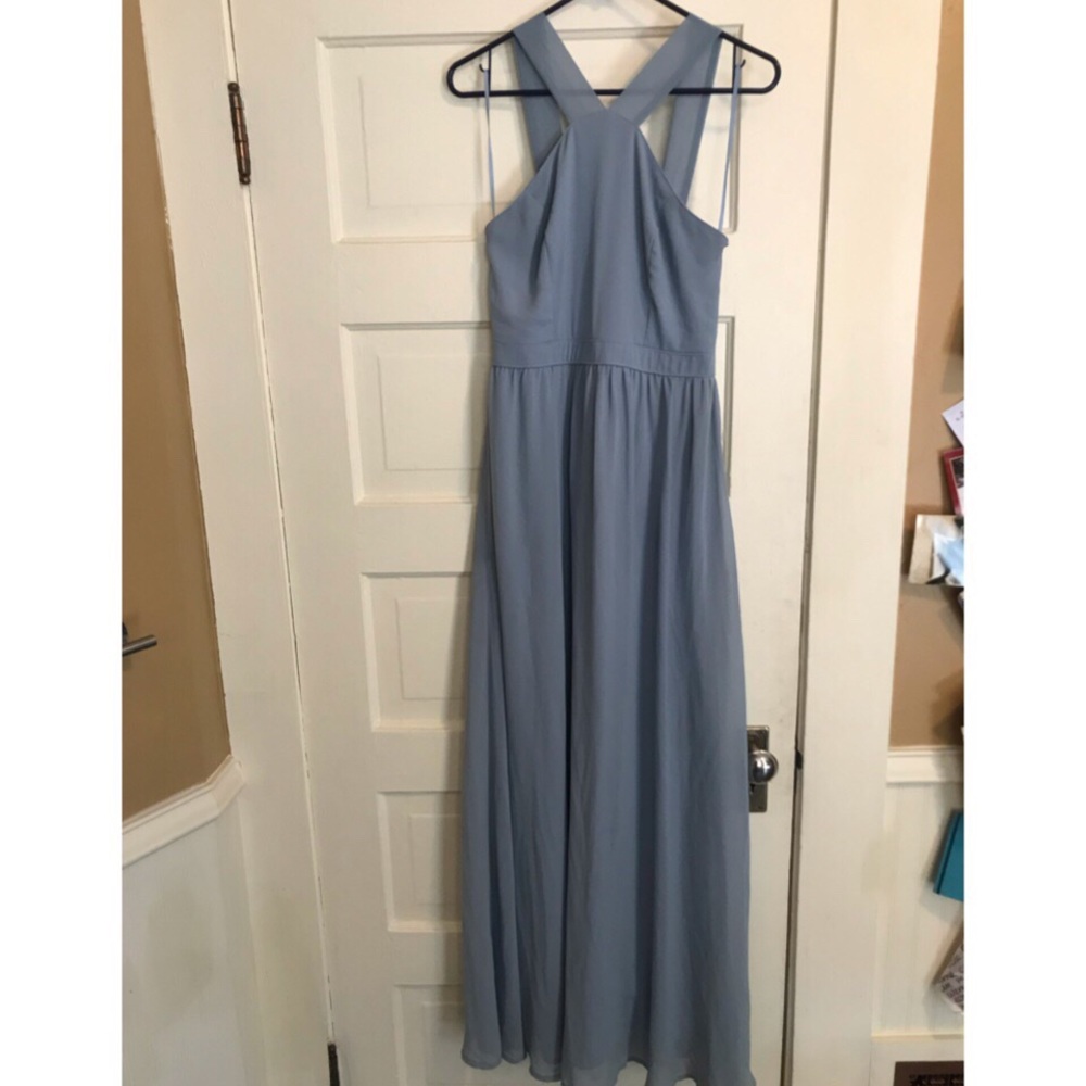 Lulu’s Air is Romance light blue maxi dress